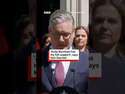 Keir Starmer gives ‘full support’ to his successor Andy Burnham. #KeirStarmer #AndyBurnham #BBCNews