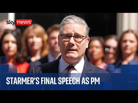 ‘My work is done’ | Starmer delivers final speech as PM