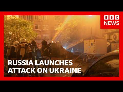 Russia launches ‘most massive attack’ on Kyiv | BBC News
