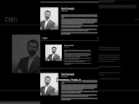 Trump Jr.’s investment firm soars during Trump presidency