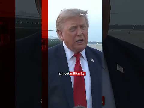 President Trump says strikes on Iran ‘in honour’ of US personnel killed. #BBCNews