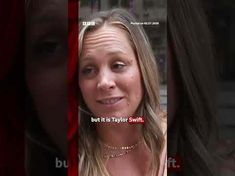 ‘Taylor can do whatever she wants’ – outside Madison Square Garden, New York. #TaylorSwift #BBCNews