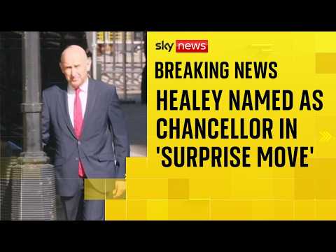John Healey chosen as chancellor by Burnham in surprise move
