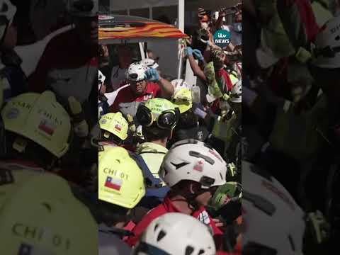 A 43-year-old security guard has been pulled alive from the rubble in Venezuela