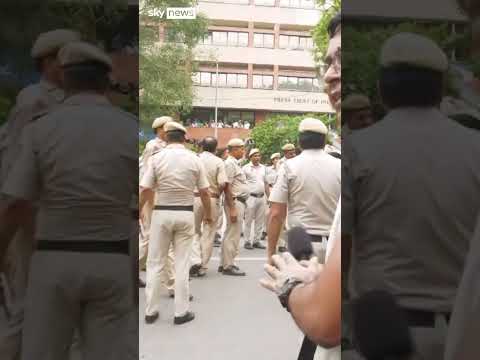 India’s police clash with ‘Cockroach Party’ youth protesters