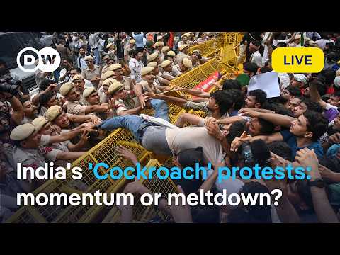 LIVE: Can India’s ‘Cockroach’ movement sustain momentum after the Delhi clashes? | DW News