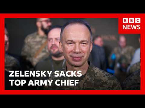 Zelensky sacks Ukraine’s top army commander after days of protests | BBC News