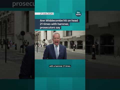 Ann Widdecombe was hit repeatedly on the head with a hammer, prosecutors say