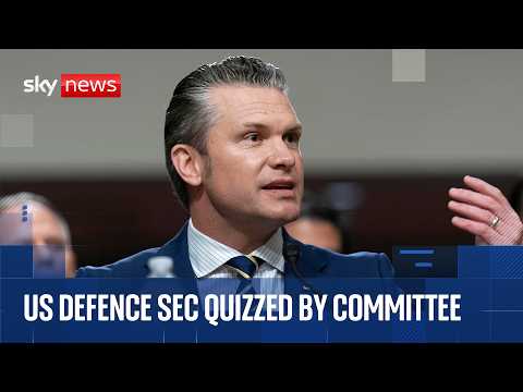 Pete Hegseth testifies before Senate on Iran funding