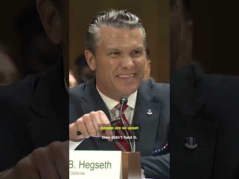 Hegseth pressed about request for more funds on war Trump says ‘he already won’
