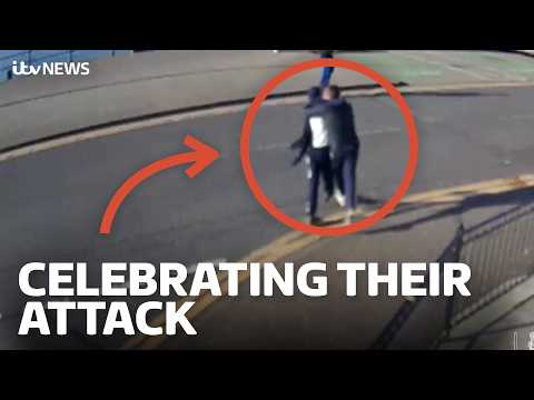 CCTV shows teenagers hugging moments after deadly beach attack