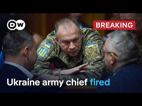 Ukraine’s military shake-up: Zelenskyy dismisses commander-in-chief Syrskyi | DW News
