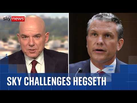 ‘Are you hiding the truth?’: Hegseth challenged by Sky News over Minab bombing