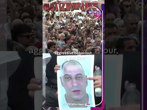 Police and protesters clash in Bologna after death of Moroccan-born man
