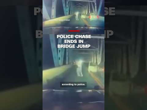 Man jumps off bridge to evade law, police say
