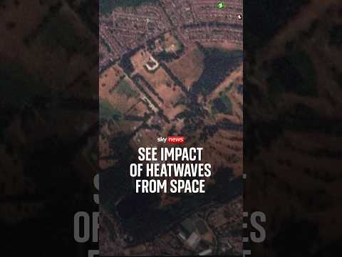 See impact of heatwaves from space