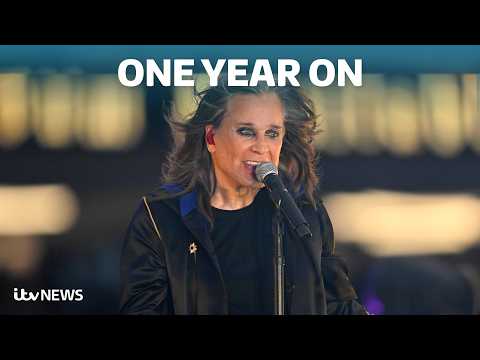 How Ozzy Osbourne’s home city marked the anniversary of his death