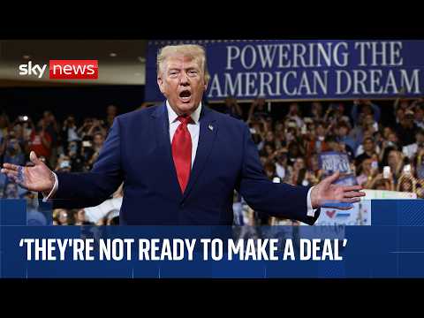 Trump says Iran ‘not ready’ to make a deal – but will be ‘very soon’