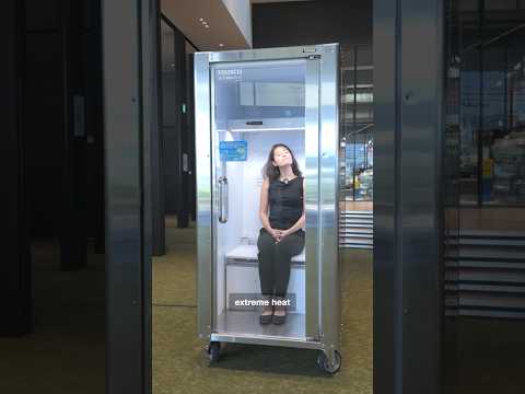 A human-sized fridge to beat the heat in Japan