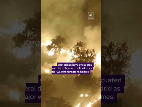 Wildfires rage across France, Spain and Italy in Europe’s extreme heat