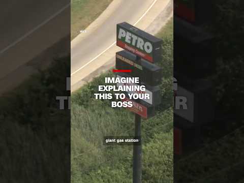 New fear unlocked: getting trapped inside a gas station sign