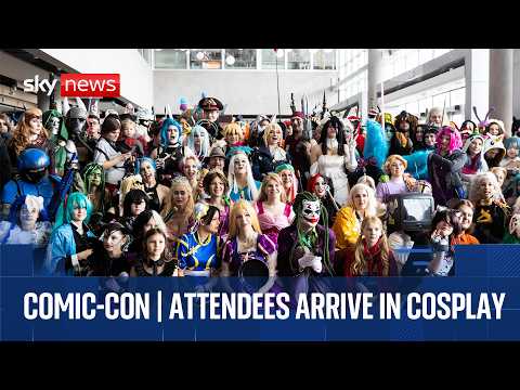 Watch live from Comic-Con as attendees arrive in cosplay