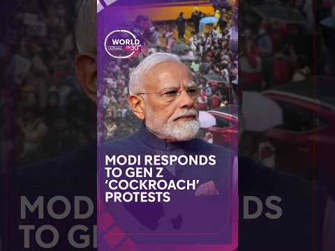 Modi responds to Gen Z ‘cockroach’ protests