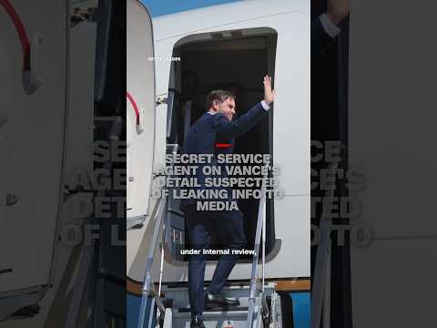 Secret Service agent on Vance’s detail suspected of leaking info