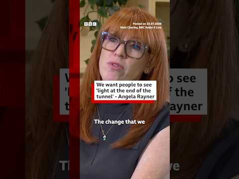 The government wants people to see “light at the end of the tunnel”, Angela Rayner says. #BBCNews