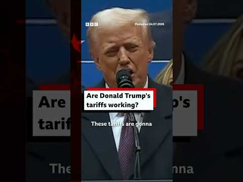 Are Donald Trump’s tariffs working? #US #BBCNews
