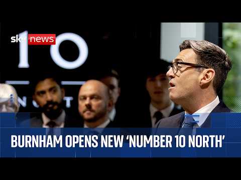 Andy Burnham arrives at ‘No 10 North’