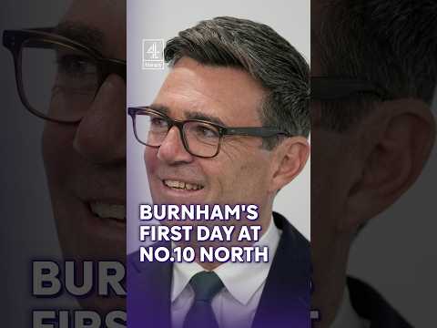 Andy Burnham’s first day at Number 10 North