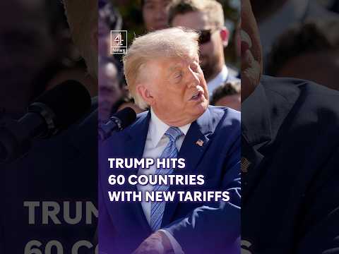 President Trump announces extra tariffs on dozens of countries
