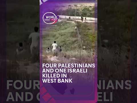 Four Palestinians and one Israeli killed in West Bank shooting incident