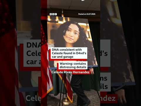 DNA consistent with Celeste found in D4vd’s car and garage. #BBCNews