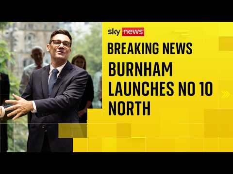 Burnham opens northern branch of Downing Street