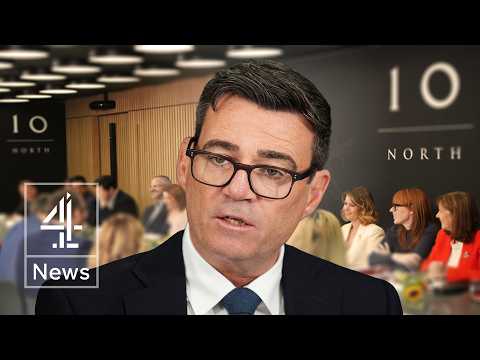 Andy Burnham unveils No 10 North in Manchester
