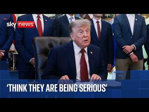 Trump says US negotiating with Iran after threatening ‘massive attack’