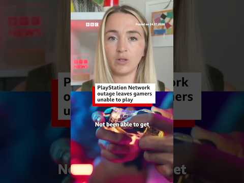 PlayStation Network down, leaving thousands of gamers unable to play. #PlayStation #Gaming #BBCNews
