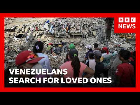 Venezuelans still search for loved ones one month after earthquakes | BBC News