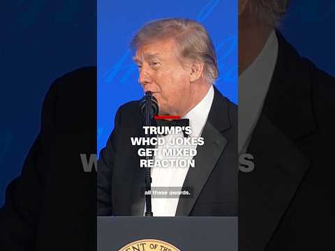 Trump’s WHCD jokes get mixed reaction