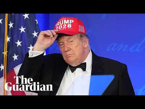 Donald Trump dons ‘Trump 2028’ hat and jokes about ‘fourth term’