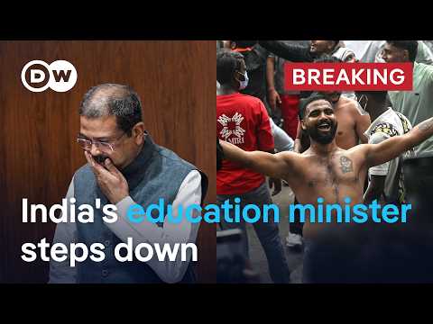 India’s education minister steps down amid CJP protests | DW News