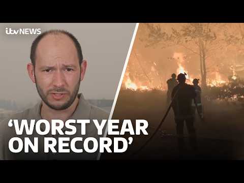 Southern Europe battles devastating wildfires, forcing tens of thousands to flee