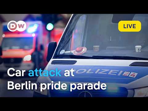 Update: Driver rams car into Berlin Pride parade | DW News