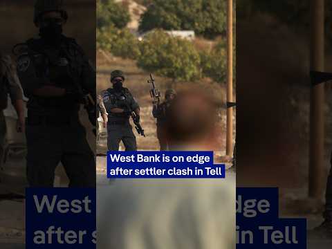 West Bank on edge after Israeli settlers, Palestinians clash in Tell | DW News