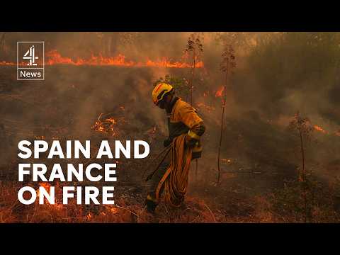 Europe wildfires: Flames just kilometers from Bordeaux
