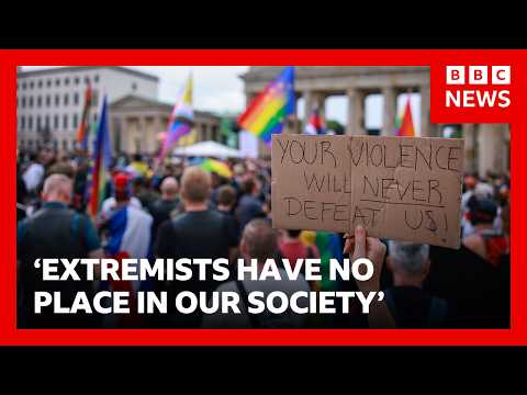 Berlin Pride van ramming likely an ‘Islamist terror attack’, official says | BBC News