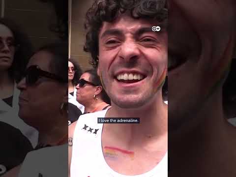Heels hit the streets at Madrid Pride race | DW News