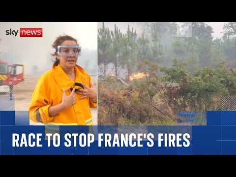 Farmers join race to stop France’s raging fires